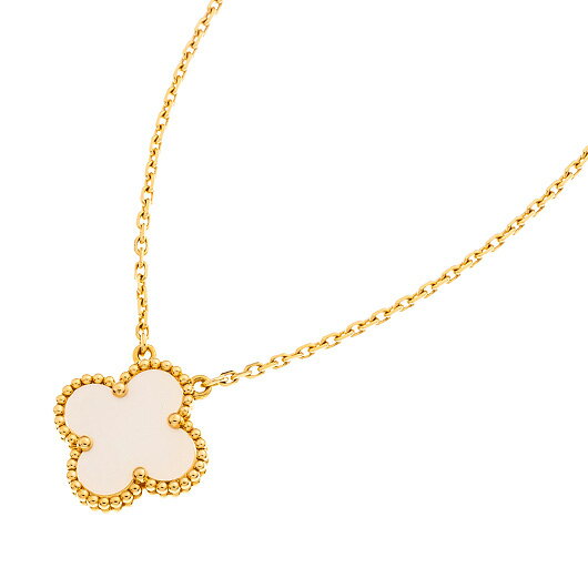 【中古】ヴァンクリーフ＆アーペル　ヴィンテージ アルハンブラ ネックレス　Ref.VCARA45900　YG (Van Cleef&Arpels　Vintage Alhambra Necklace）　2022年のサムネイル