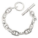 【中古】エルメス シェーヌ・ダンクル GM シルバー (HERMES Chaines D'Ancre GM) 12コマ