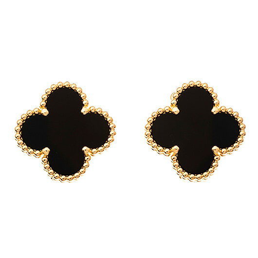 人気【Van creef&Arpels】Vintage Alhambra クローバーピアス w75674.jpg