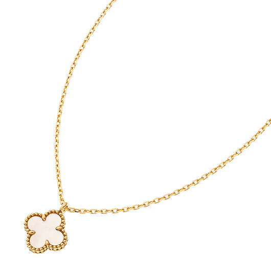 【中古】ヴァンクリーフ＆アーペル　スウィート アルハンブラ ペンダント　Ref.VCARF69100　YG　（Van Cleef&Arpels　Sweet Alhambra Pendant）　2024年のサムネイル