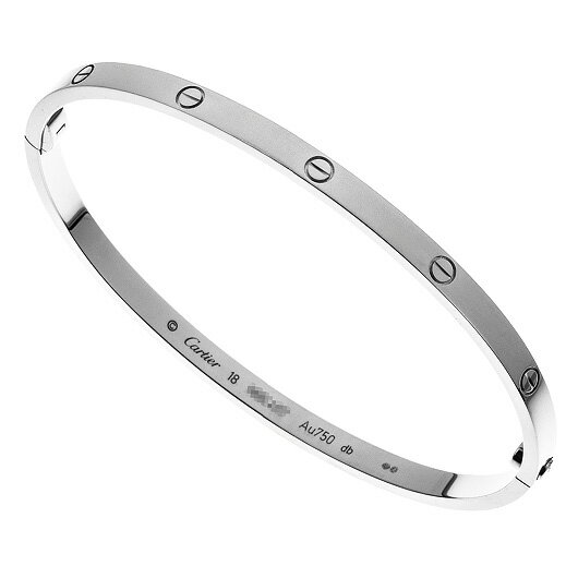【中古】カルティエ　ラブ ブレスレット SM　WG　（CARTIER　Love Bracelet SM）　18サイズ　2021年