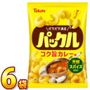 【平日正午までの注文で最短翌日お届け】【送料無料】東ハト パックル コク旨カレー味 1袋(57g)×6袋【大量 お菓子 スナック菓子 おやつ 個包装 子供 駄菓...