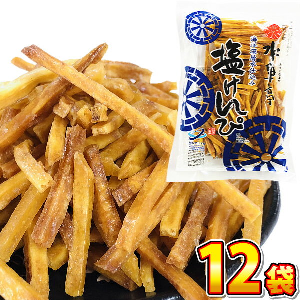 【平日正午までの注文で最短翌日お届け】【送料無料】芋けんぴで有名店 水車亭（みずぐるまや） 海洋深層水仕込み 塩けんぴ 1袋（124g）×12袋【賞味期限：2025年3月12日】【塩けんぴ 南国製菓 あす楽】【大量 おやつ お茶請け 芋けんぴ】 その1