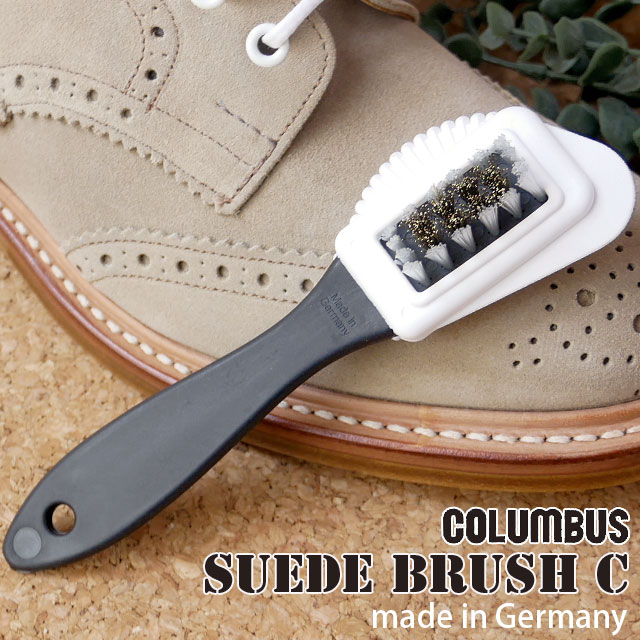 \最大1000円クーポン有 11/24迄/コロンブス スエードブラシ C スエード(起毛革)用ブラシ COLUMBUS シューズケア ブラシ ケア用品 スエード...