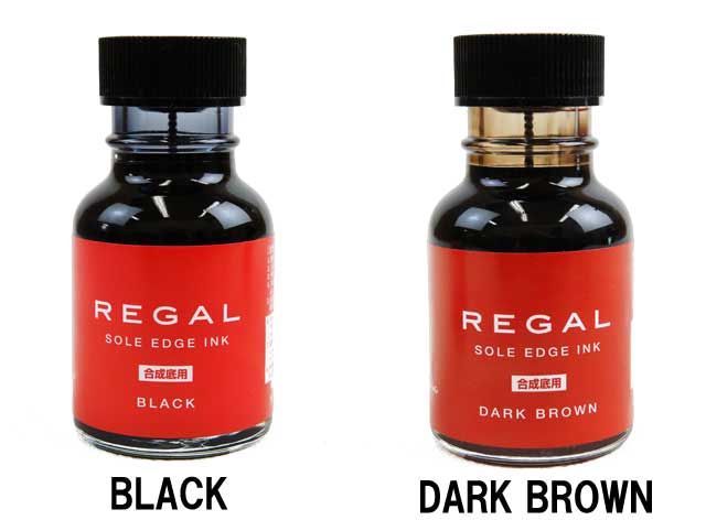 最強翌日配送リーガル コバインキ TY25(合成底用) 70ml SOLE EDGE INK アフターケア シューケアケア用品 ビジネス パンプス コバインク キズ カバー BLACK・DARK BROWN