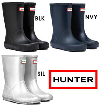 ハンターHUNTERレインブーツ男の子女の子子供靴キッズジュニア【送料無料】(一部地域除く)KFT5003RMAキッズファーストクラシックレインシューズショートブーツ防水雨雪evid
