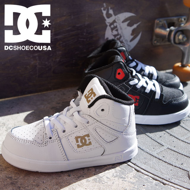 ディーシーシューズ DC SHOES 女の子 男の子 子供靴 ベビー キッズ チャイルド スニーカー DT181004 ピュア ハイトップ TODDLER‘S PURE HIGH-TOP SE UL SN ハイカット ミッドカット WKO ホワイト BLK ブラック ADTS700053 あす楽 evid