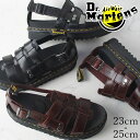 【返品交換送料無料】ドクターマーチン Dr.Martens テリー サンダル レディース 23521001 23521211 厚底 ストラップサンダル フィッシャーマンサンダル ブラック チャロ あす楽 evid2