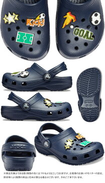 crocs クロックス クロッグサンダル 女の子 男の子 子供靴 ジュニア キッズ205812 クラシック チャーム クロッグ k コンフォートサンダル カジュアル アウトドア 水辺 evid |2