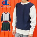 チャンピオン Champion アパレル メンズ C3-Q015 リバースウィーブ 青タグ クルーネックスウェットシャツ 11.5oz リバースウィーブ トレー...