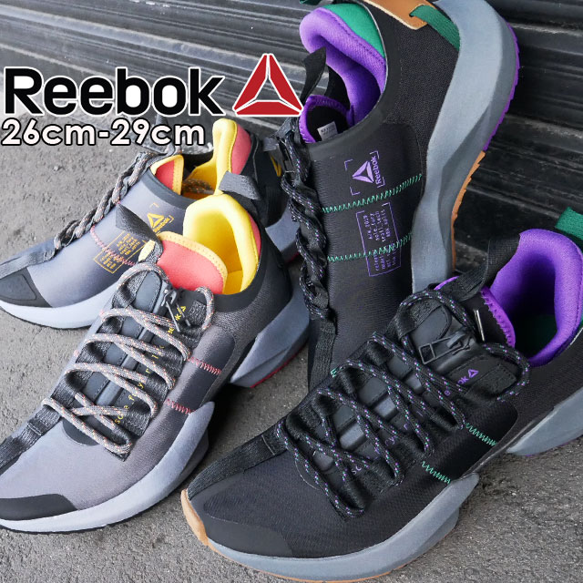 リーボック ＼ポイント8倍 5/15～／リーボック Reebok スニーカー メンズ DV9416 DV9418 ソールフューリー OT ローカット ランニングシューズ ダッドスニーカー 運動靴 ブラック グレー 送料無料 あす楽 evid2