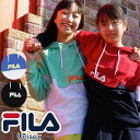 フィラ パーカー レディース ＼最大1000円OFFクーポン有 5/1迄／フィラ FILA メンズ レディース ジュニア キリカエプルパーカー 長袖 フード ユニセックス トップス スエット FM5167 送料無料 あす楽 evid7