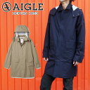 エーグル アウトドアジャケット メンズ ＼最大500円引きクーポン有 4/20限定／エーグル AIGLE メンズ ブリアン ライディングコート ZBH072J ジャケット レインコート 透湿防水 レインジャケット パーカー フード トップス ウェア アウター アウトドア キャンプ アパレル ギフト 送料無料 あす楽 evid2