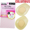 \最大10%クーポン有 5/15限定/コロンブス レディース フットソリューション ふんわりクッション foot solution 前ズレ防止 滑り止め 中敷き...