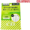 【最大1000円クーポン有2/1限定】コロンブス columbus レディース フットソリューション内反サポート 小指用 女性用 フリーサイズ 左右兼用型 1個入り クリア 透明 内反小趾予防 138 あす楽 evid ギフト /-