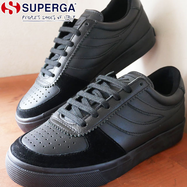 スペルガ レザースニーカー メンズ ＼ポイント6倍 6/1～／スペルガ SUPERGA スニーカー メンズ レディース 2846 シアトル ロイ ローカット スウェード 靴 カジュアルシューズ ブラック S00DAI0 送料無料 あす楽 evid