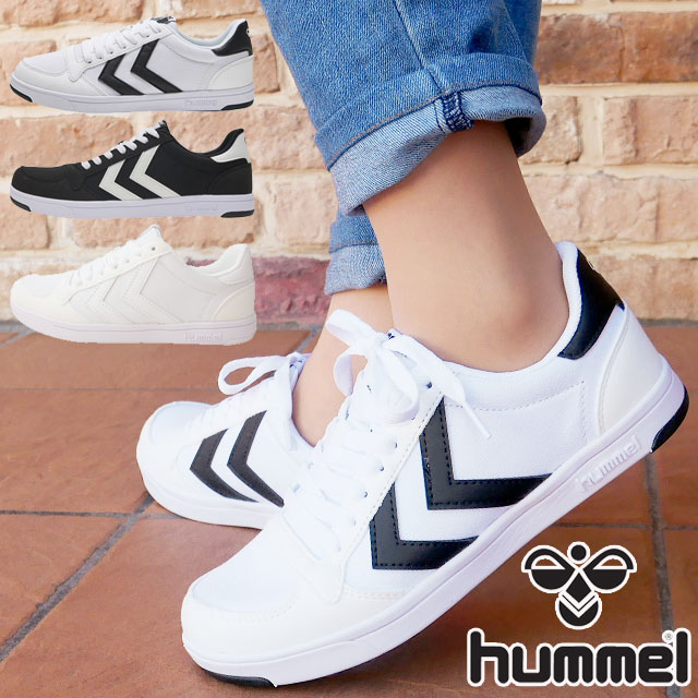 ＼ポイント6倍 6/1～／ヒュンメル hummel メンズ レディース スニーカー スタディールライト キャンバス 208263 ローカット カジュアルシューズ 靴 9001 ホワイト 白 2001 ブラック 黒 9425 ホワイト/ホワイト 送料無料 あす楽 evid |5