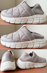 スケッチャーズSKECHERSレディーススリッポンボブスBフレックス-マイティーパフローカット2WAYカジュアルシューズ靴キルティングメモリーフォーム117111トープオリーブブラック黒【送料無料】テレワーク在宅勤務evid|6