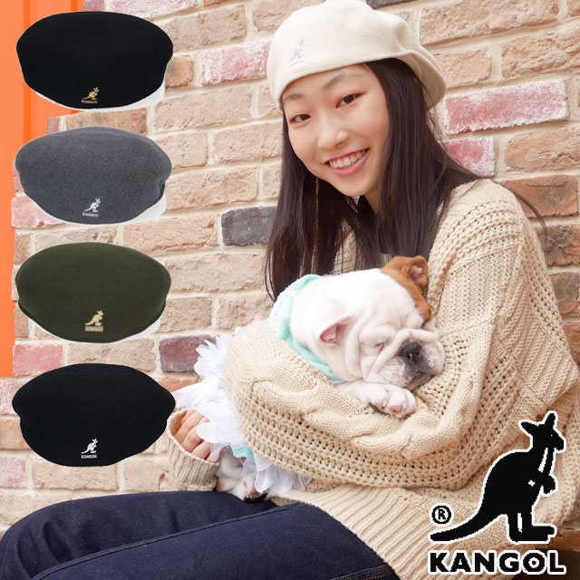 ＼ポイント8倍 10/4 20時〜／カンゴール KANGOL メンズ レディース 帽子 ハンチング ベレー帽 ウール 504 羊毛100％ ブラック ブラック/ゴールド ダークフランネル ホワイト ローデン フェス アパレル 小物 アクセサリー 送料無料 最強配送 evid