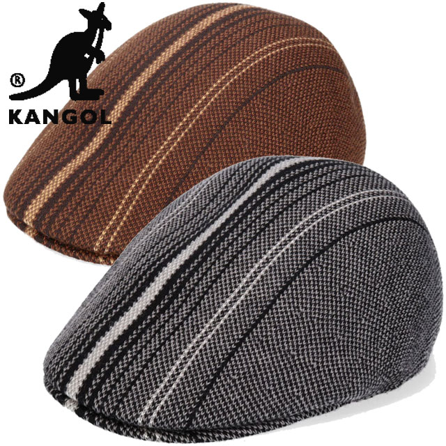 【あす楽】カンゴール KANGOL メンズ 帽子 ハンチング 【送料無料】 ベレー帽 バーズアイストライプ 507 グレー ジンジャー アパレル 小物 アクセサリー 117-169005 evid