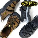 ＼ポイント7倍 4/25限定／キーン KEEN メンズ サンダル ニューポート スポーツサンダル スポサン アウトドア 靴 1001870 バイソン 1022247 ブラック/スチールグレー 送料無料 あす楽 evid