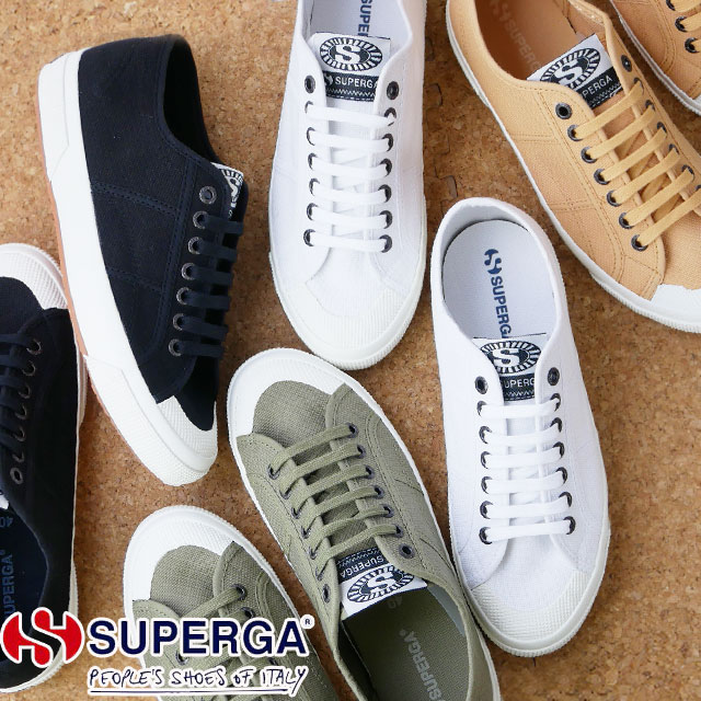 スペルガ スニーカー メンズ ＼ポイント8倍 5/15～／スペルガ SUPERGA メンズ スニーカー 2390 ミリタリー 7 アイレット ホワイト ブラック グリーン オレンジ キャンバススニーカー カジュアルシューズ ローカット 紐靴 S7112XW AHU ABE AHR AHT 送料無料 あす楽 evid