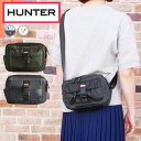 ハンター ウエストポーチ レディース ハンター HUNTER バッグ メンズ レディース ナイロン 3WAY トップ クリップ クロスボディ バッグ ショルダーバッグ 斜め掛け ハンドバッグ ウエストバッグ ヒップバッグ 小さめ 防水 撥水 ブラック オリーブ ネイビー UBX1211KBM 送料無料 あす楽 evid