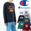 \最大7%クーポン有 6/25限定/チャンピオン Champion メンズ ロングスリーブTシャツ ロンT ティーシャツ T-SHIRTS トップス 長袖 丸首 クルーネック C3-V409 アパレル ウェア カットソー 服 カジュアル 綿100% 送料無料 evid |2