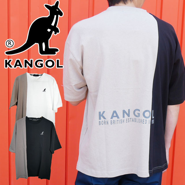＼最大1000円クーポン有 11/24迄／カンゴール KANGOL メンズ レディース Tシャツ 切り替え バイカラー ..