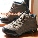 ＼最大10%クーポン有 5/9 20時～／メレル MERRELL メンズ ハイキングシューズ モアブ3 シンセティック ミッド ゴアテックス ワイド ワイズ 防水 トレッキングシューズ アウトドア ミッドカット J500253W アース 靴 送料無料 あす楽 evid