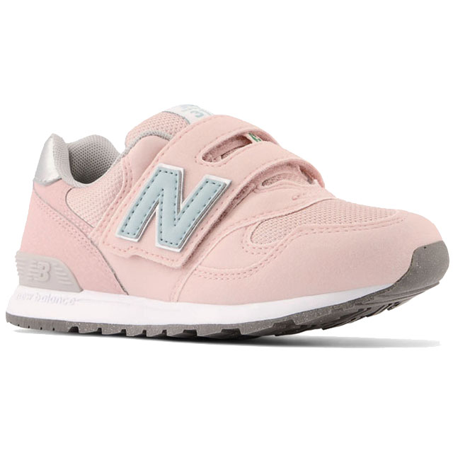 ＼ポイント8倍 26日迄／ニューバランス 男の子 女の子 子供靴 キッズ ジュニア スニーカー ベルクロ ローカット カジュアルシューズ 運動靴 PO313 JPK ピンク 送料無料 最強翌日配送 evid