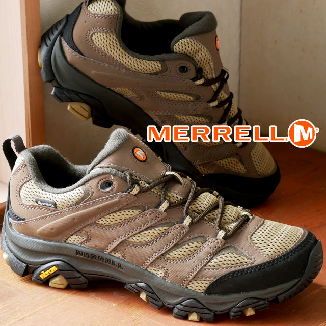 メレル MERRELL メンズ ハイキングシューズ モアブ 3 SYN ゴアテックス 防水 トレッキングシューズ アウトドア ローカット J500247 カンガルー/コヨーテ 靴 送料無料 あす楽 evid