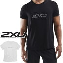 ツー タイムズ ユー 2XU メンズ 半袖 Tシャツ スポーツウェア ランニングウェア ワークアウト MR6243A アパレル トップス 服 運動着 ブラック ...
