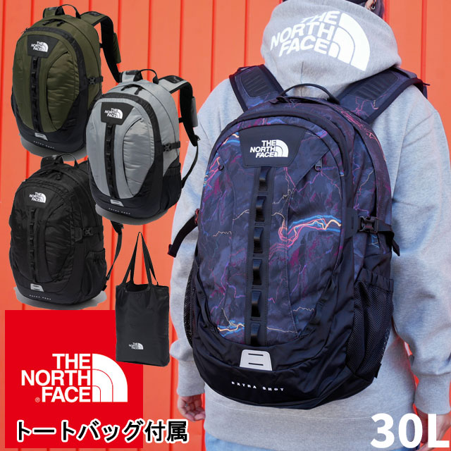 ＼ポイント8倍 5/15～／ザ・ノースフェイス メンズ レディース リュック エクストラショット 30L BAG バック バックパック デイパック NM72300 アウトドア 15インチノートパソコン対応 PCスリーブ 鞄 送料無料 あす楽 evidr