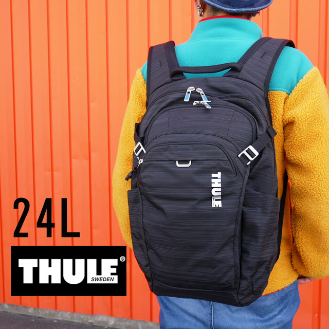 スーリー THULE バッグ メンズ レディース コンストラクト バックパック 24L 3204167 デイパック リュックサック ノートパソコン タブレット PCスリーブ キャリーオンバッグ 通勤 通学 小物 収納 耐水 多機能 CONBP116 送料無料 あす楽 evid