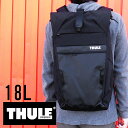 \最大7%クーポン有 6/25限定/スーリー THULE バッグ メンズ レディース パラマウント コミューター バックパック 18L 3204729 デイパック リュックサック ロールトップ 自転車 サイクリング ヘルメット収納 防水 PCスリーブ 通勤 通学 小物 収納 TPCB118 送料無料 evid