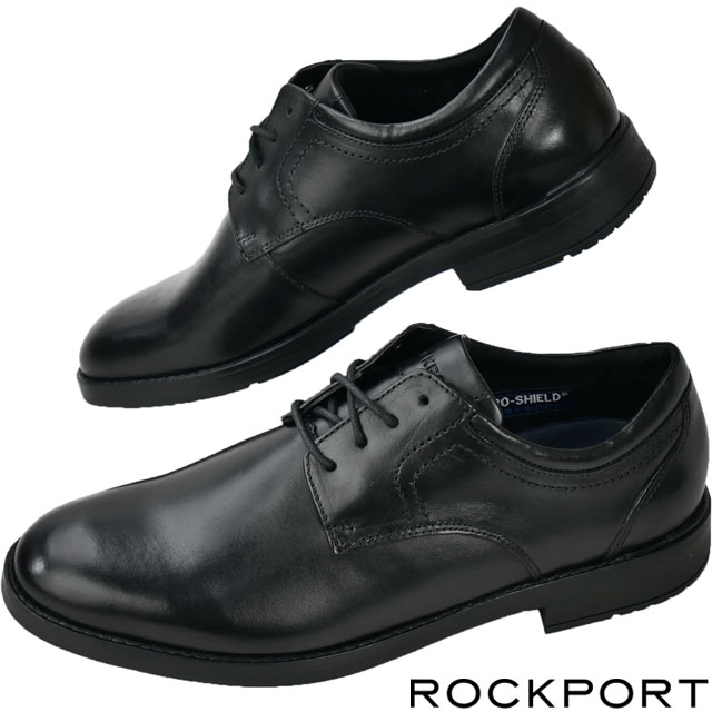 ロックポート ビジネスシューズ メンズ ロックポート ROCKPORT メンズ ビジネスシューズ ブライアント ウォータープルーフ プレーン トゥ 防水 レザーシューズ カジュアルシューズ CJ1356 ブラック 黒 革靴 紳士靴 送料無料 あす楽 evid