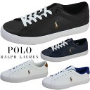 ＼最大1000円OFFクーポン有 5/1迄／ポロ ラルフローレン POLO RALPH LAUREN メンズ スニーカー ロングウッド-SK-VLC ローカット カジュアルシューズ レザースニーカー RA17 ブラック 黒 ネイビー ホワイト 白 ホワイト/ネイビー 靴 送料無料 evid