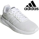 ＼ポイント7倍 4/25限定／アディダス adidas スニーカー レディース ライト レーサー3.0 W 真っ白スニーカー ローカット ランニングシューズ ホワイトスニーカー 通学 白靴 GW7955 フットウェアホワイト 白 送料無料 あす楽 evid