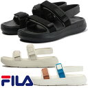 \最大7%クーポン有 6/25限定/フィラ FILA レディース 厚底 サンダル フィラポング SD チャンキーソール スポーツサンダル スポサン カジュアルシ...