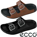 \5%クーポン有 7/15限定/エコー ecco メンズ サンダル コンフォートサンダル スライドサンダル レザーサンダル 500934 01001 ブラック ...
