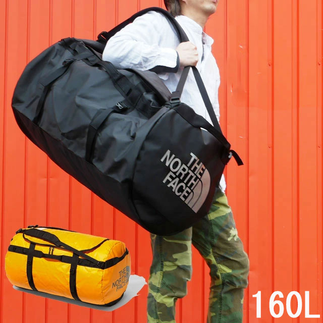 ザ・ノースフェイス BCダッフル XXL 160L ダッフルバッグ ボストンバッグ ドラムバッグ NM82364 バックパック リュック ショルダー 防水 大容量 メンズ レディース アウトドア キャンプ 旅行 部活 遠征 ブラック イエロー 送料無料 あす楽 evid