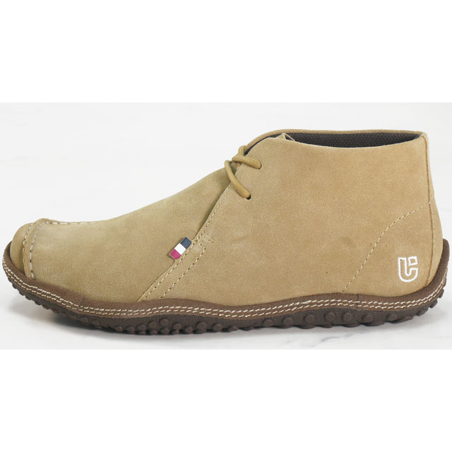 コンカラー シューズ メンズ 靴 撥水 チャッカブーツ ルーカス スエード カジュアルシューズ ミッドカット ショートブーツ 本革 コンフォートシューズ レザーシューズ トープ ウォームグレー ワイドラスト 軽量 JAPAN 紐靴 conqueror shoes 送料無料 evid