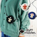 ジムマスター gymmaster ポーチ メンズ レディース 覆面レスラーサガラミニショルダーバッグ G221730 斜め掛け ショルダーポーチ ポシェット ストラップ付き ラウンド型 丸型 顔 フェイス 小物 マスクマン プロレス サガラ刺繍 白 黒 青 evid |2 メール便送料無料