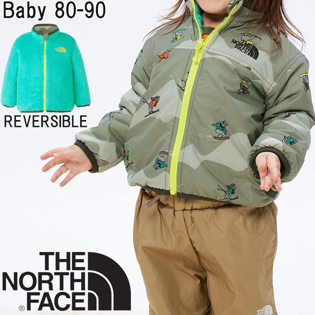 ■商品説明 ザ・ノースフェイス THE NORTH FACE NYB82348 男の子 女の子 キッズ ベビー アウター SY(スノーイエティ) ※こちらの商品には専用の梱包材なしの、商品のみのお届けとなります。 リバーシブルの薄中わた入りフリースジャケット。 配色が鮮やかな柄のノベルティカラーです。 フリース面は毛足があり保温性に優れたリサイクルポリエステルのシェルパフリース、 布帛面は軽さと強度を兼ね備えた、 防風性もあるリップストップのリサイクルナイロンを使用しています。 布帛生地ははっ水加工を施しており、多少の雨や汚れは弾きます。 静電気の発生を抑える静電ケア設計を採用。 秋冬のアウトドアアクティビティから通学、外遊びなどの普段使いまで対応する 中間着としても活用できる汎用性の高い1着です。 Function：リバーシブル仕様／ロゴ刺繍／記名ラベル付き 【検索用キーワード】 ギフト Gift プレゼント PRESENT 子供の日 誕生日 バースデー 緑系 総柄 クリスマス 贈り物 お揃い 赤さん 出産祝い リンクコーデ 兄弟 姉妹 ボーイズ ガールズ 男児 女児 birthday ユニセックス アウトドア キャンプ グランピング 通園 保育園 保育所 トラベル 旅行 外遊び お出掛け 雪男 ■素材 布帛側：Recycled Nylon Ripstop（ナイロン100％） 中わた：ポリエステル100％ フリース側：Recycled Sherpa Fleece（ポリエステル100％） ■商品カテゴリ THE NORTH FACE ザ ノースフェイス 子供 はこちら THE NORTH FACE ザ ノースフェイス その他アパレル はこちら ジュニア＆キッズ＆ベビー はこちら メーカー希望小売価格はメーカーカタログに基づいて掲載しています EDBG　　「SK」ザ・ノースフェイス THE NORTH FACE リバーシブルの薄中わた入りフリースジャケット。 配色が鮮やかな柄のノベルティカラーです。 フリース面は毛足があり保温性に優れた リサイクルポリエステルのシェルパフリース、 布帛面は軽さと強度を兼ね備えた、 防風性もあるリップストップのリサイクルナイロンを使用しています。 布帛生地ははっ水加工を施しており、多少の雨や汚れは弾きます。 静電気の発生を抑える静電ケア設計を採用。 秋冬のアウトドアアクティビティから通学、外遊びなどの普段使いまで対応する 中間着としても活用できる汎用性の高い1着です。 ■商品カテゴリ THE NORTH FACE ザ ノースフェイス 子供 はこちら THE NORTH FACE ザ ノースフェイス その他アパレル はこちら ジュニア＆キッズ＆ベビー はこちら