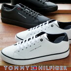 トミーヒルフィガー TOMMY HILFIGER メンズ スニーカー TH ハイ ヴァルク コア ロー レザー カジュアルシューズ ローカット FM04731 ホワイト 白 ブラック 黒 送料無料 evidr |6