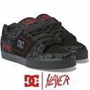 ＼最大200円OFFクーポン有 4/29迄／ディーシーシューズ DC SHOES メンズ スニーカー DM236106 スレイヤー ピュア SLAYER コラボモデル ローカット カジュアルシューズ BYR ブラック/グレー/レッド 黒 靴 送料無料 あす楽 evidr |6