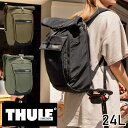 ＼ポイント7倍 5/5限定／スーリー THULE バックパック メンズ レディース PARABP3116 パラマウント 24L ノートパソコン タブレット PCスリーブ PC用バッグ ロールトップ リュックサック 鞄 通勤 通学 出張 3205011 黒 3205012 カーキ 3205013 茶 送料無料 あす楽 evidr