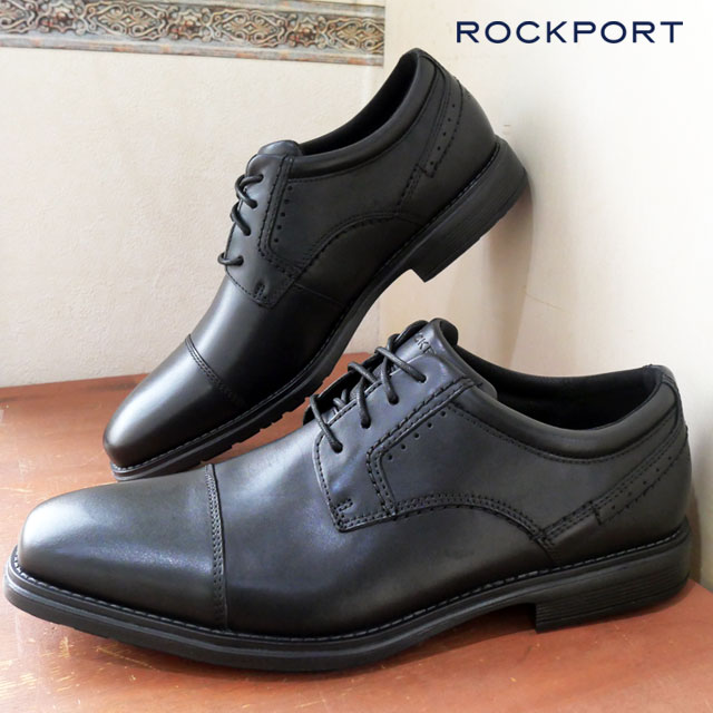 ロックポート ビジネスシューズ メンズ ロックポート ROCKPORT ビジネスシューズ メンズ ドレスシューズ オフィスカジュアル レザーシューズ カジュアルシューズ トータルモーション CJ2862 ブラック 黒 革靴 紳士靴 送料無料 あす楽 evid