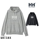 \最大7%クーポン有 6/25限定/ヘリーハンセン HHロゴスウェットパーカ メンズ HH32410 長袖 トレーナー ユニセックス フード プルオーバー ロゴパーカー レディース 裏毛 薄手 スエット フーディー ロゴ刺繍 グレー ブラック 【送料無料】【最強翌日配送】 evid